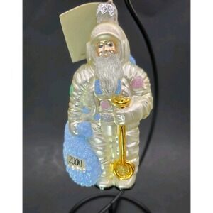 Patricia Breen Millennium‎ Santa Blown Glass Christmas Ornament NWT 1999 RETIRED